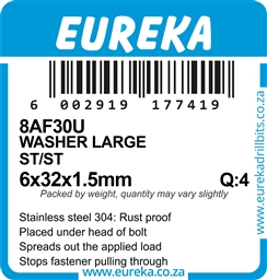 8AF30 - Large Washer ST/ST -8AF30_label_T